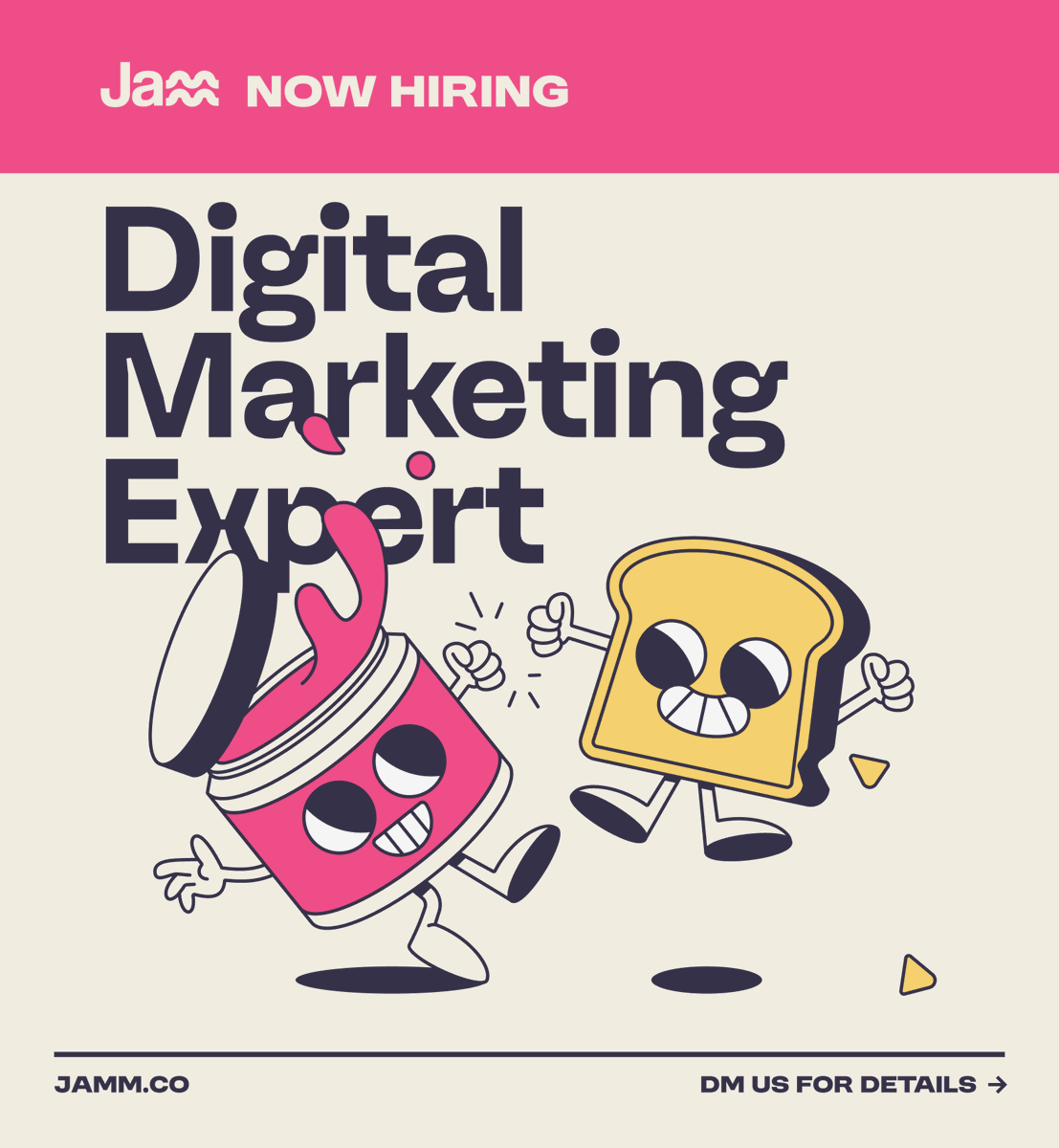 jammdotco's tweet photo. We’re growing at https://t.co/J8wP4kCzGr and looking for a marketing whiz to join our team. If you’re all about AI-driven marketing and lead gen, let’s chat! 

We’ve got a great spot for you. 
DMs are open! https://t.co/SZxT7me6nj