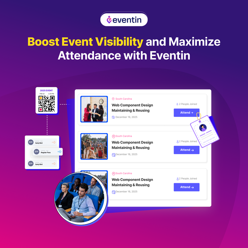 👋 Start smarter event marketing with Eventin and fill your event seats faster.

With Eventin, you get:

 ✅ SEO-friendly pages
 ✅ Automated email reminders
 ✅ Payment &amp; booking integrations

📌 themewinter.com/eventin/

#EventMarketing #ThemeWinter #Eventin