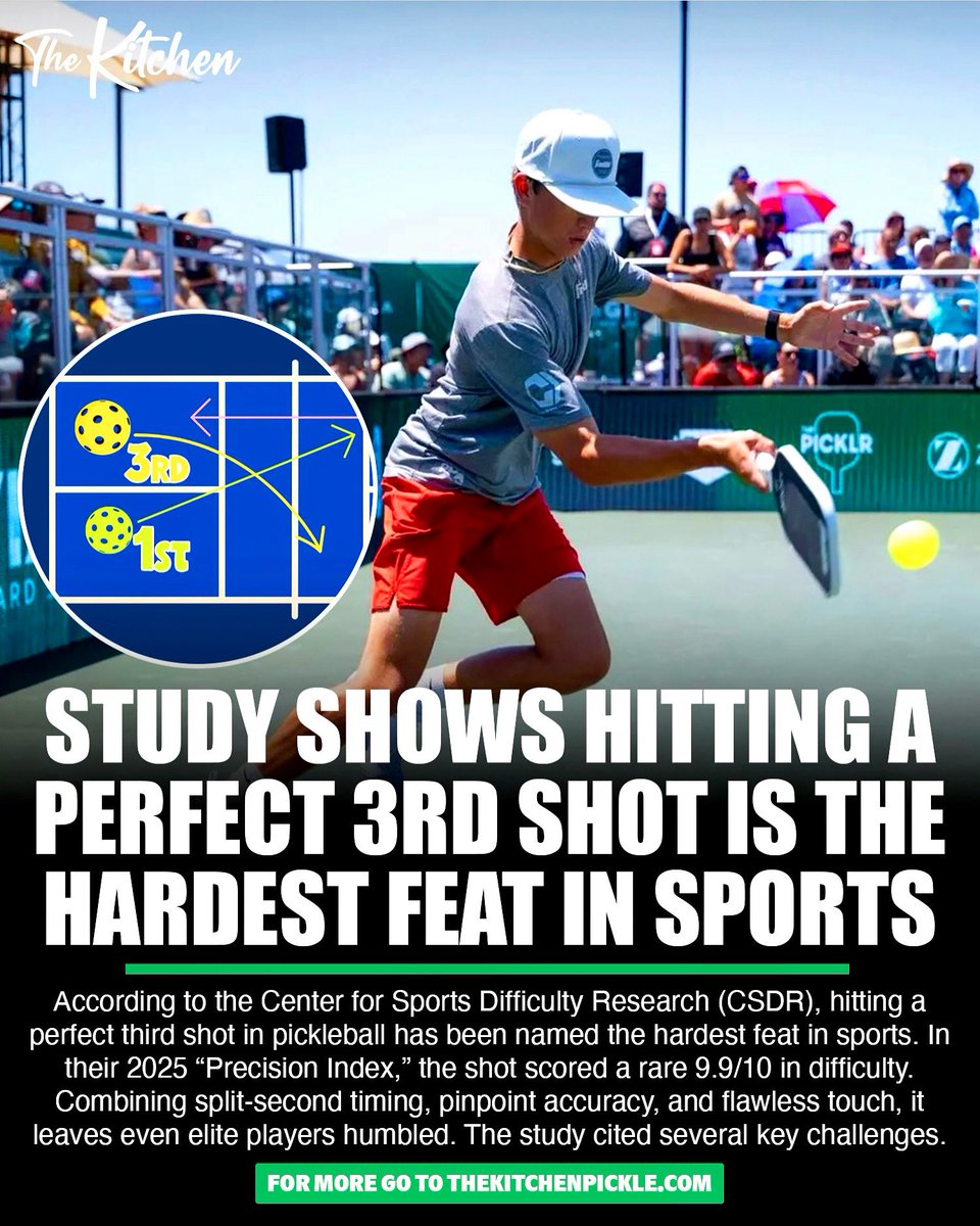 TheKitchenPB's tweet image. The CSDR ranked hitting a perfect 3rd just above throwing a perfect game, scoring 100 points in an NBA game, and hitting a home run off a 100-mph fastball. 📈