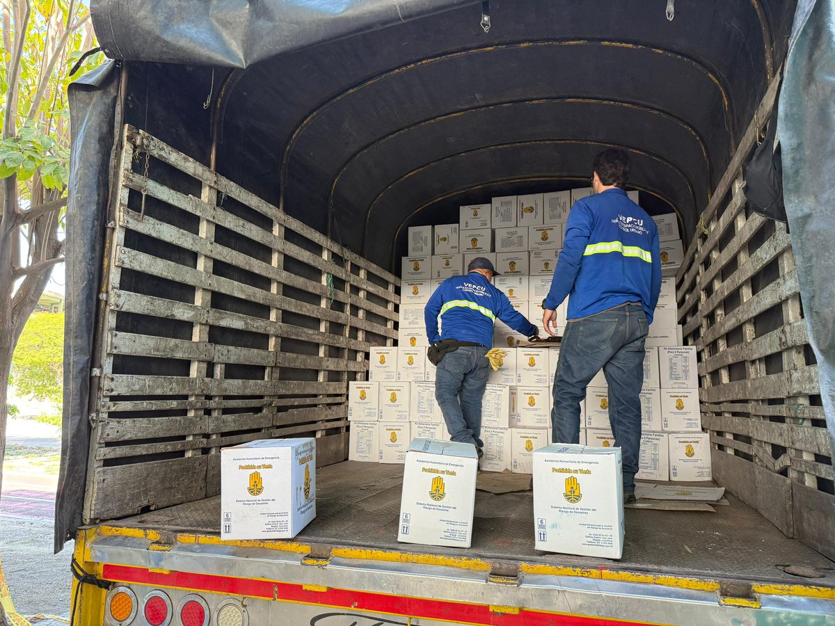 ¡GRAN NOTICIA! ⚠️
Empezamos a recibir las ayudas por parte de la <a href="/UNGRD/">UNGRD🇨🇴</a> para los 13.153 damnificados que ha dejado la ola invernal, las cuales serán entregadas en los próximos días, según el censo oficial 

Son más de 3 mil kits de alimento, cocina y aseo, agradecemos el apoyo