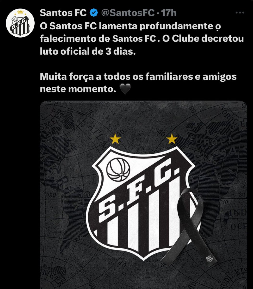 o Vasco fez o santos decretar luto KKKKKKKKKKKKKKKKKKKKKKKK