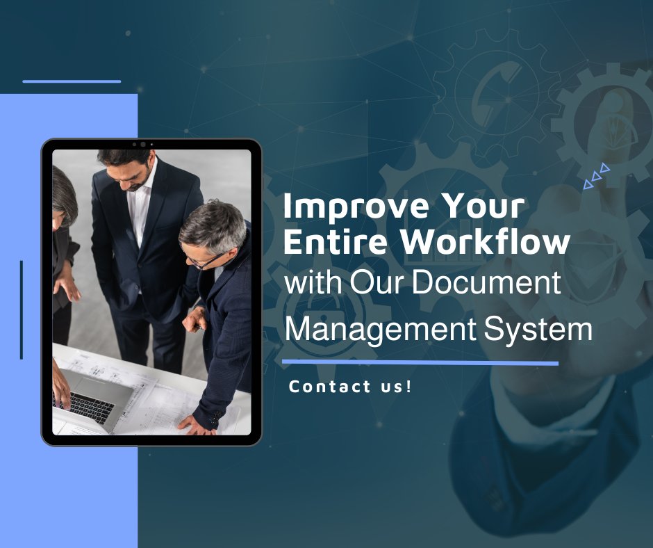 Docutrend's tweet image. Our Document Management System isn't just about storing documents – it's about improving your entire workflow. Interested?
Get in touch with us to learn more.
#SmartWorkflow #DigitalOrganization #EfficiencyBoost #DocManagementMadeEasy #WorkSimplified