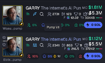 metabrawler's tweet photo. Organic $GARRY already flipped KOL bundled one.
  
WqeuwDDaVBvw5QM8MK2vFGHNDLHJ3e72fwbk7Cqpump

Spidey senses still sharp. https://t.co/D8Ue7BTSga
