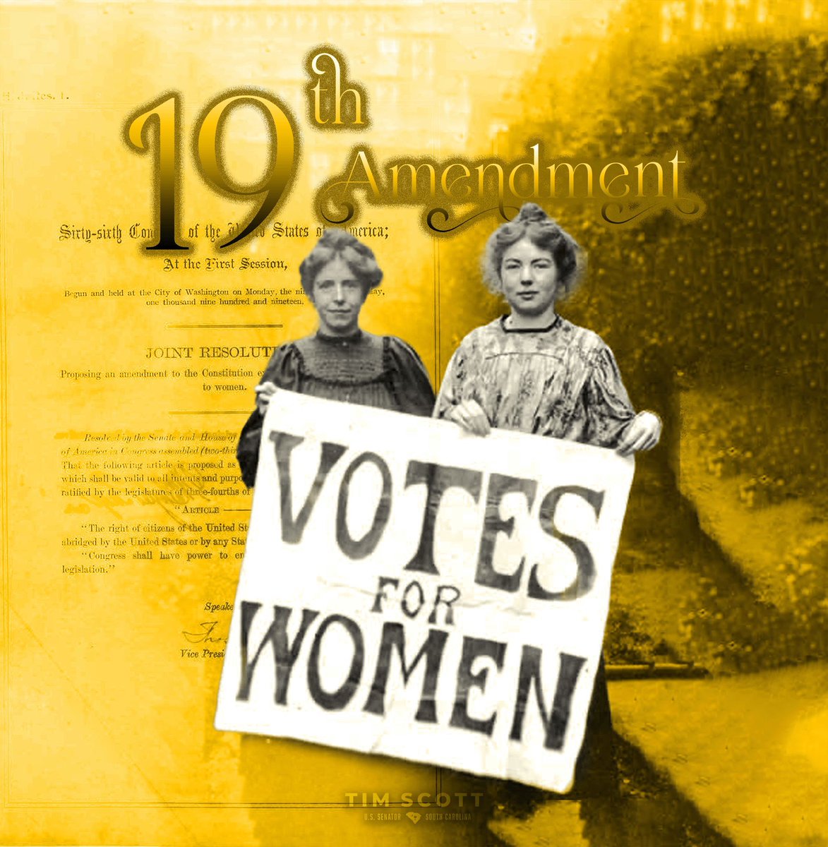 On August 18, 1920, the 19th Amendment was ratified, securing women the right to vote. Today, we honor the courageous women who fought for this milestone and paved the way for future generations to shape a brighter future.