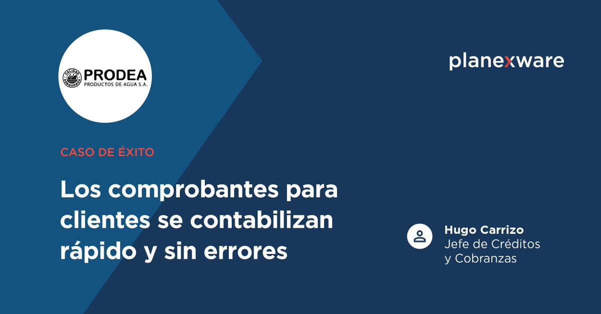 planexware's tweet photo. 🤝 PRODUCTOS DE AGUA utiliza nuestro Portal Retail para intercambiar documentos con sus clientes supermercados y mayoristas.
📢 Lee su testimonio: https://t.co/KnQ0lPi5tg
#testimonio #clientesfelices #solucionesparaempresas #solucionesB2B #solucionescloud #portalretail https://t.co/LecQSvMYug