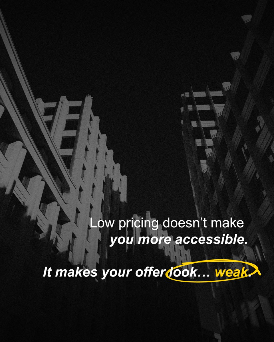 sgalvez_'s tweet photo. The brutal truth most entrepreneurs ignore.
Your pricing fears reveal everything about your confidence in your own value.
#prices #entrepreneurs #outreach #research #outreachautomation #LeadGeneration https://t.co/IQrBTQ0AcO