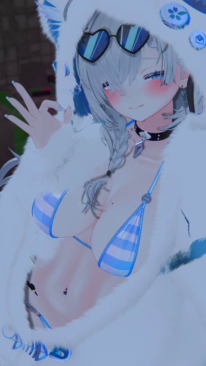 mogechy's tweet image. わたしっ👌🤍
びゅっびゅする...？♡
#VRChat #VAGRANT #あいかわらぼ