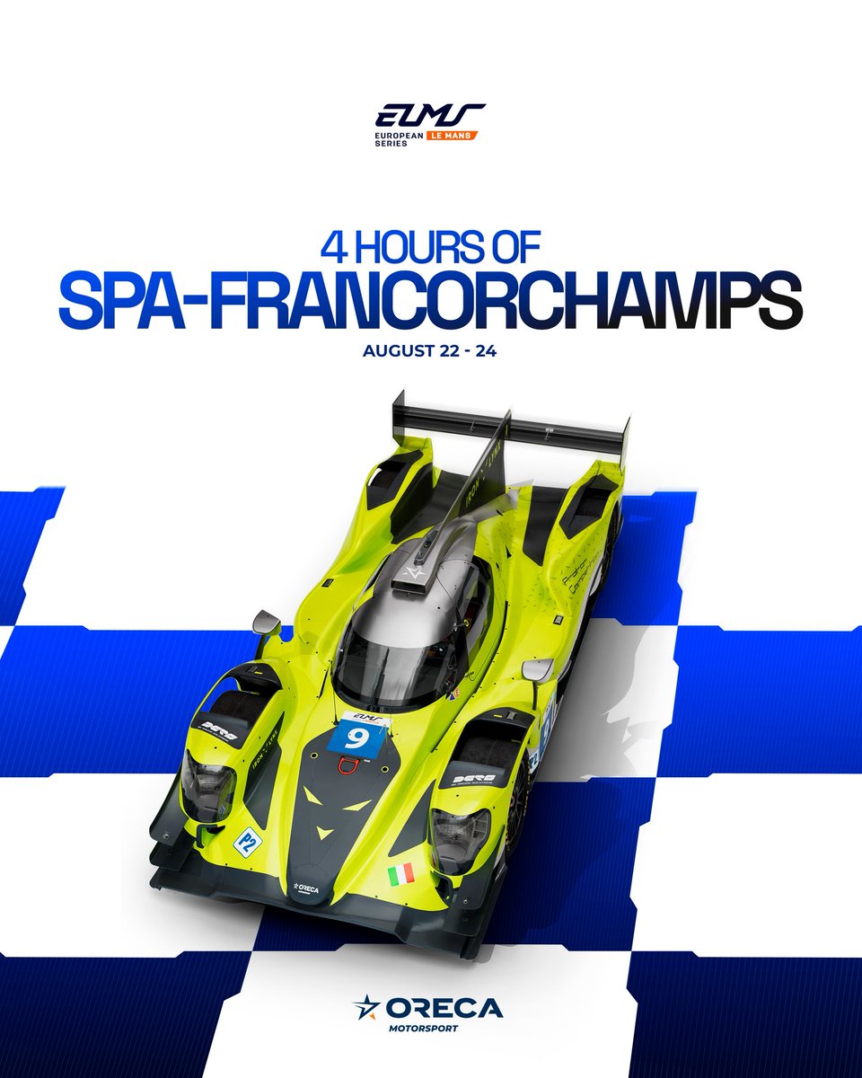 ORECA (@oreca) on Twitter photo ๐ฅ The summer break is over. #ELMS roars back this weekend at <a href="/circuitspa/">Spa-Francorchamps</a>!
โซ๏ธ13 #ORECA07 in #LMP2
โซ๏ธ8 in Pro/Am
โซ๏ธ10 #LMP3 powered by #ORECA engines
โซ๏ธ7 #Ferrari #296GT3 assembled in our workshops
Ready for the fight! ๐
๐จ <a href="/GaazMaster/">GaazMaster</a> | Studio Jacquadi. ๐ฅ The summer break is over. #ELMS roars back this weekend at <a href="/circuitspa/">Spa-Francorchamps</a>!
โซ๏ธ13 #ORECA07 in #LMP2
โซ๏ธ8 in Pro/Am
โซ๏ธ10 #LMP3 powered by #ORECA engines
โซ๏ธ7 #Ferrari #296GT3 assembled in our workshops
Ready for the fight! ๐
๐จ <a href="/GaazMaster/">GaazMaster</a> | Studio Jacquadi.