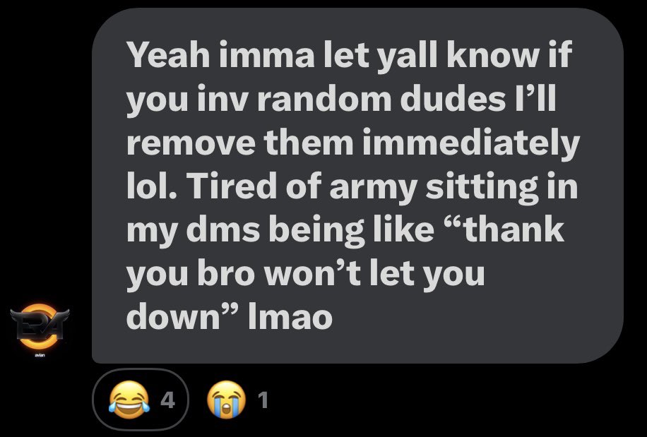 you definitely had to have let bro down 😭😭