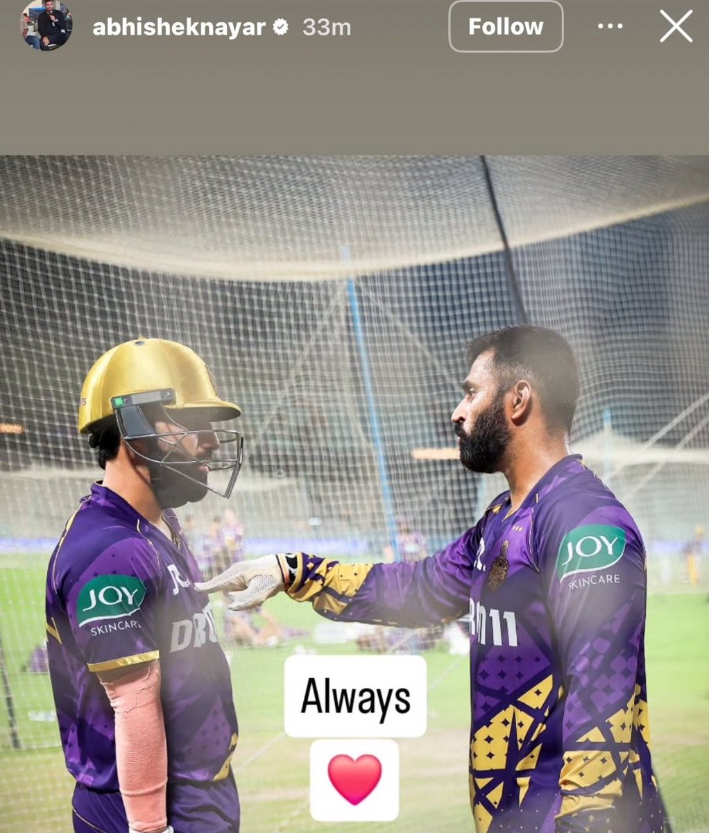 KKR had only 2 good fielders,Rinku and Ramandeep and now even one of them is leaving it seems 😭