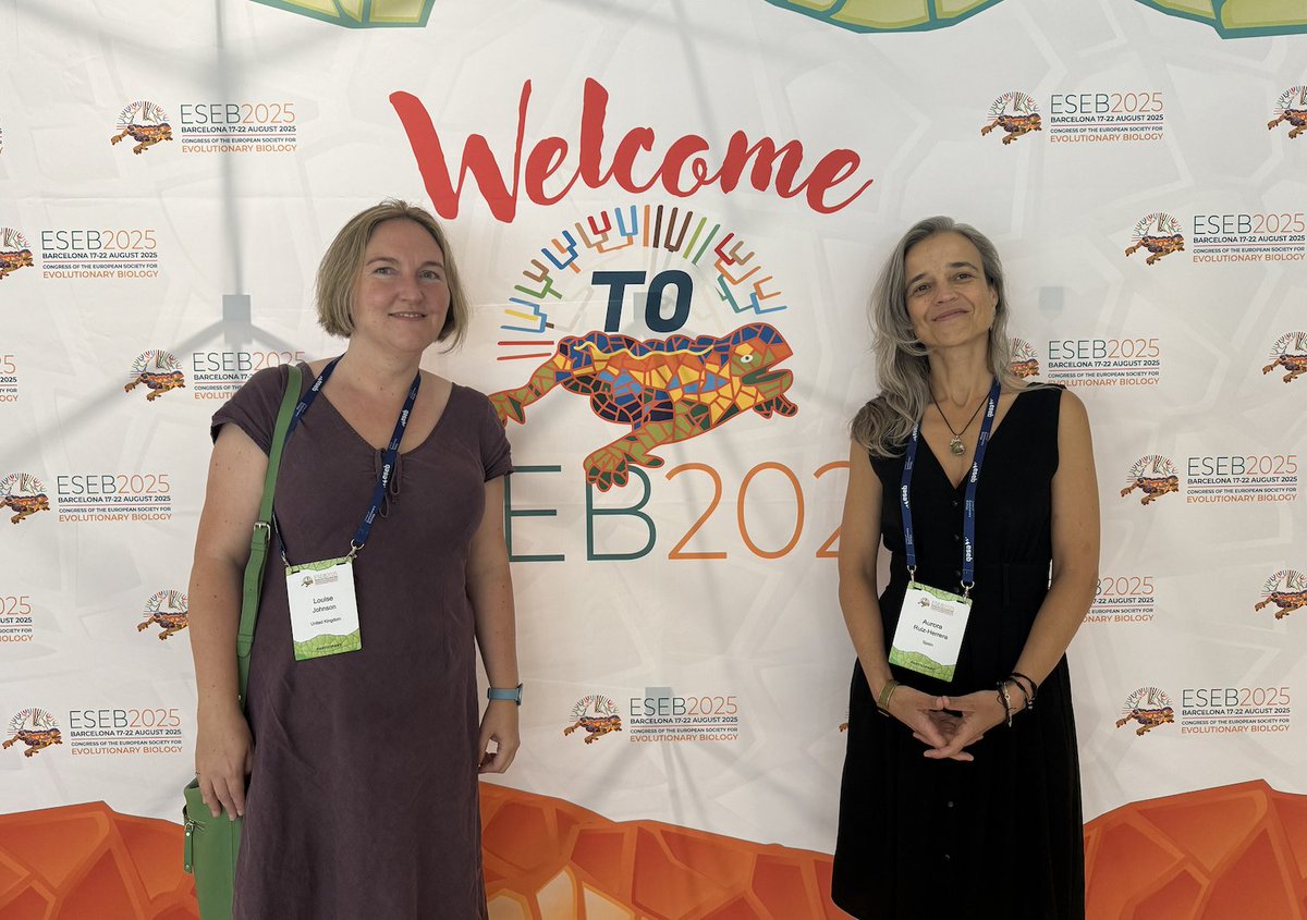 Heredity (@heredityjournal) on Twitter photo Heredity has a new EiC and if you fancy meeting Louise Johnson or Aurora <a href="/A_RuizHerrera/">Aurora Ruiz-Herrera</a> our amazing Co-EiC at #eseb2025 please find them or contact them via the app.
<a href="/GenSocUK/">The Genetics Society</a> <a href="/eseb2025/">ESEB2025</a> Heredity has a new EiC and if you fancy meeting Louise Johnson or Aurora <a href="/A_RuizHerrera/">Aurora Ruiz-Herrera</a> our amazing Co-EiC at #eseb2025 please find them or contact them via the app.
<a href="/GenSocUK/">The Genetics Society</a> <a href="/eseb2025/">ESEB2025</a>