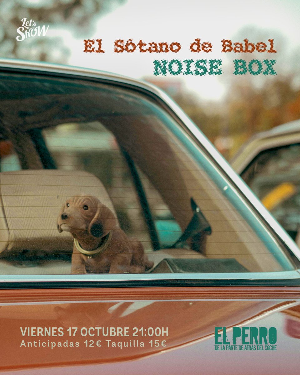 Flor y Nata Records (@florynata) on Twitter photo Se acerca concierto! En <a href="/elperroclubmad/">Sala EL Perro Madrid</a> el 17 de octubre actuarán <a href="/noiseboxband/">Noise Box</a> junto a <a href="/elsotanodebabel/">El Sótano de Babel</a> Se acerca concierto! En <a href="/elperroclubmad/">Sala EL Perro Madrid</a> el 17 de octubre actuarán <a href="/noiseboxband/">Noise Box</a> junto a <a href="/elsotanodebabel/">El Sótano de Babel</a>