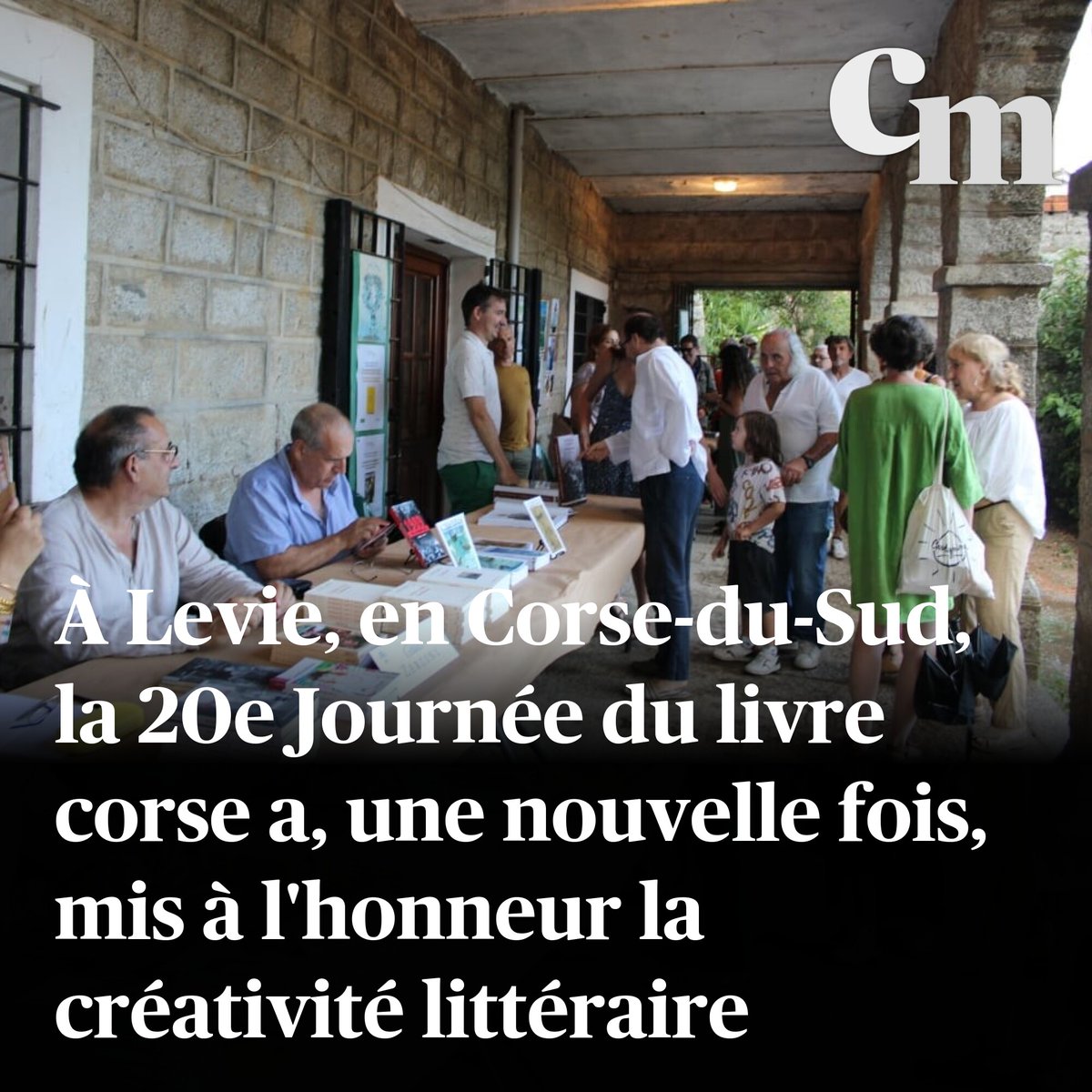 À Levie, la 20e Journée du livre corse a, une nouvelle fois, mis à l'honneur la créativité littéraire
➡️ sur.corsematin.com/vXu