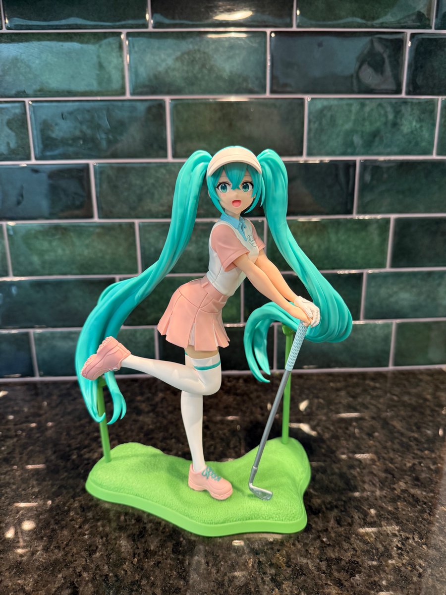 I got a golf Miku! Truly the crossover the world needed. 🩵