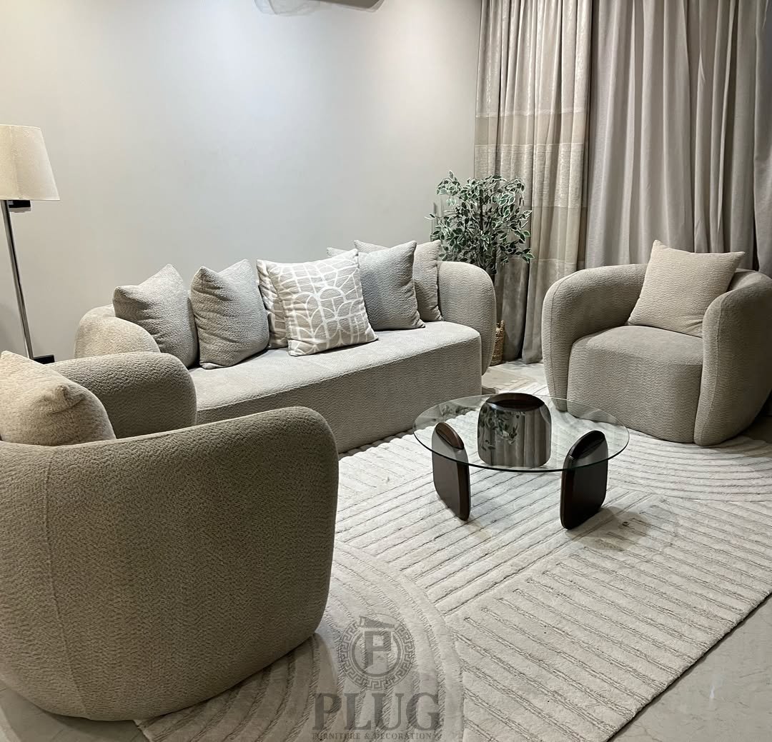 Plug Furniture &amp; Decoration ©️🇹🇿
▫️Sofa set 3:1:1
▫️Springs &amp; fiber
▫️Price Tsh 1.5m
▫️Materials: Turkish fabrics
▫️Location: Chang'ombe Area, Keko Ward, Temeke Municipality, Dar es Salaam, Tanzania
▫️Karibu Sana

 📞 0754 029480