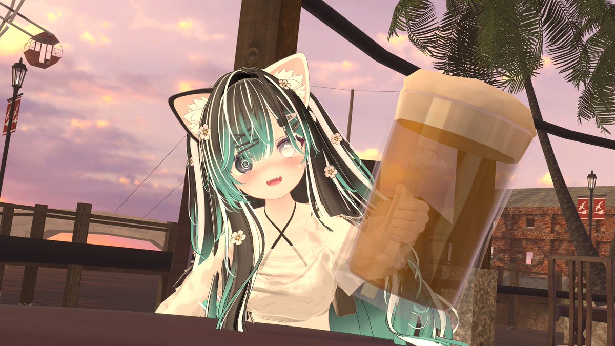 おはみこ～！
み、ミコゼさんが酔っぱらうわけないでしょぉ？
ほらぁ、キミも飲んで私としょーぶらよぉ！
#VRChat #GLAYUnknown #ありすふく