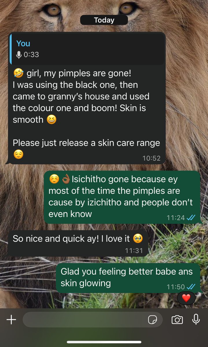 Sometimes it’s not just pimples it’s isichitho that’s why it’s important to always use isiwasho to get rid of isichitho.