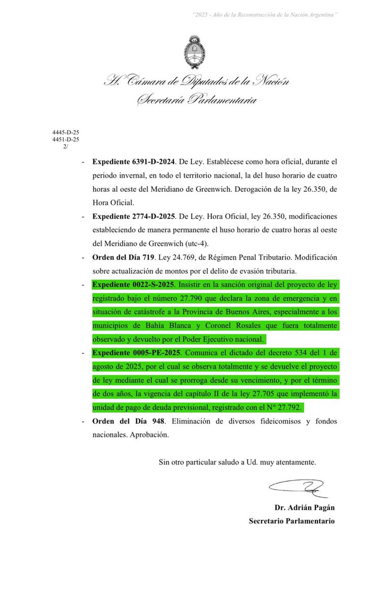 El próximo miercoles veremos en el Recinto quienes son los diputados y diputadas que defienden a los jubilados, a los discapacitados y a los bahienses, rechazando los vetos del presidente.