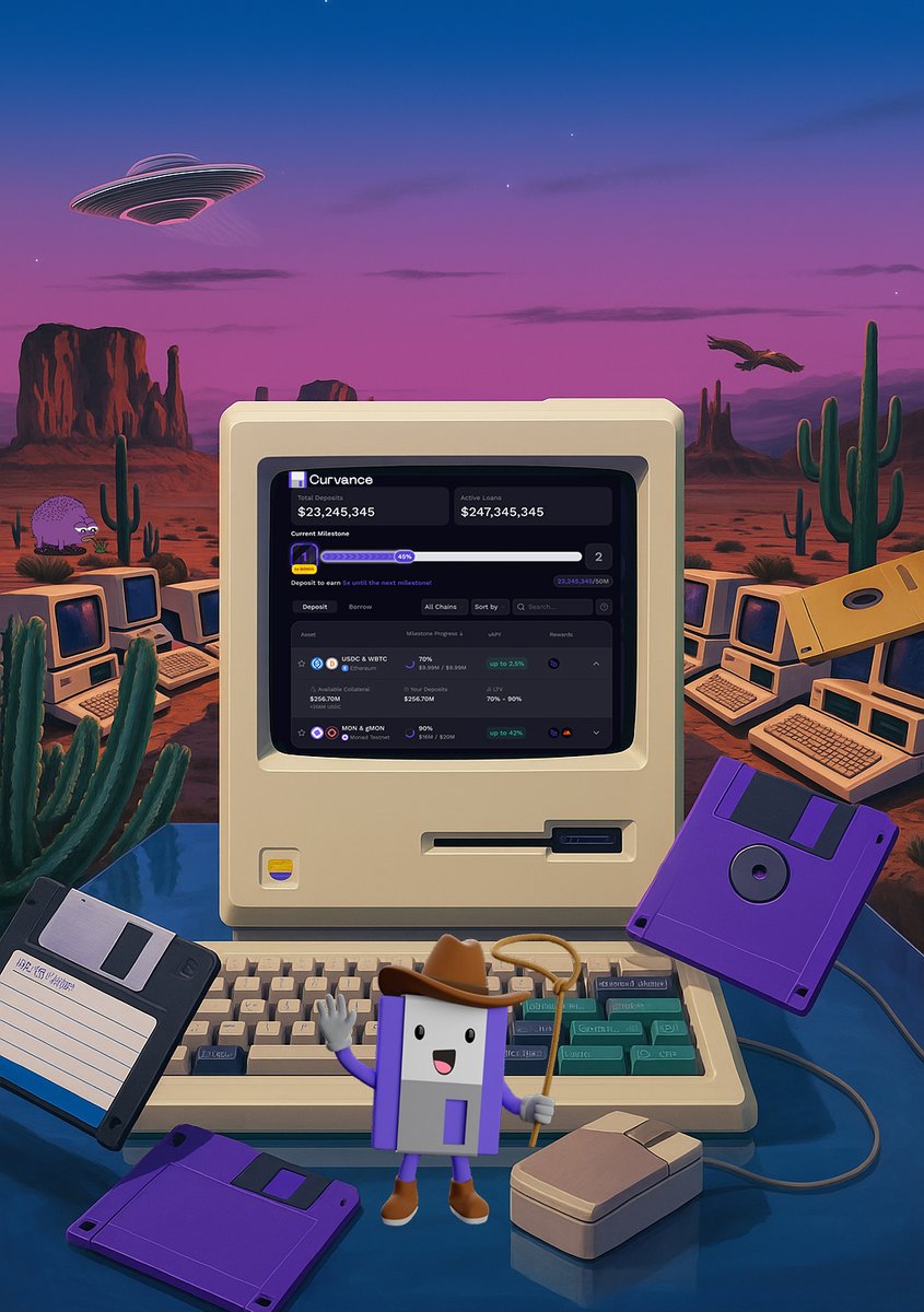 Welcome to the new frontier of DeFi 💾 

Saddle up and Stay Floppy 🤠