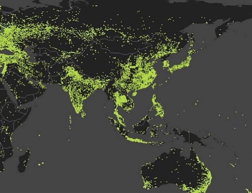 Steam has one active gamer in North Korea. Many people speculate that it's Kim Jong Un himself due to the dot being near his residence in Pyongyang, North Korea