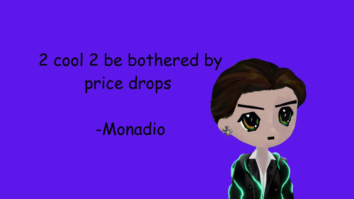 price drops do not discourage builders and the Monad fam

stay unbothered kings👑

Monadio.