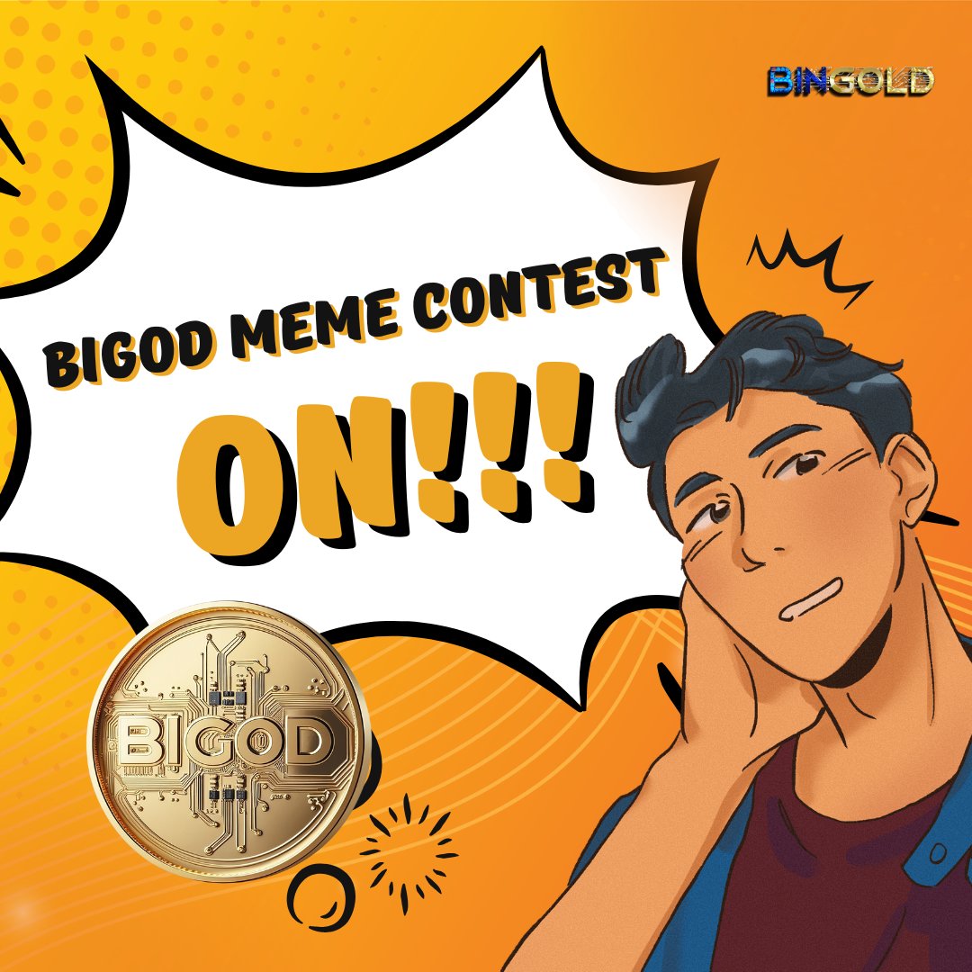 BIGOD Meme Contest is ON again!

Everyone who joins gets 3 USDT in BIGOD!
Plus top 3 winners will receive BIG prizes.
Prizes:
🥇 1st place: 50 USDT in BIGOD
🥈 2nd place: 30 USDT in BIGOD
🥉 3rd place: 20 USDT in BIGOD

How to Enter:
1️⃣ Like, retweet &amp; follow @BIGODToken 
2️⃣