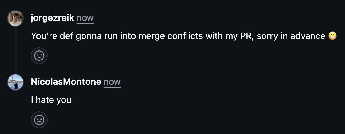 "Git enables seamless collaboration 🖤"