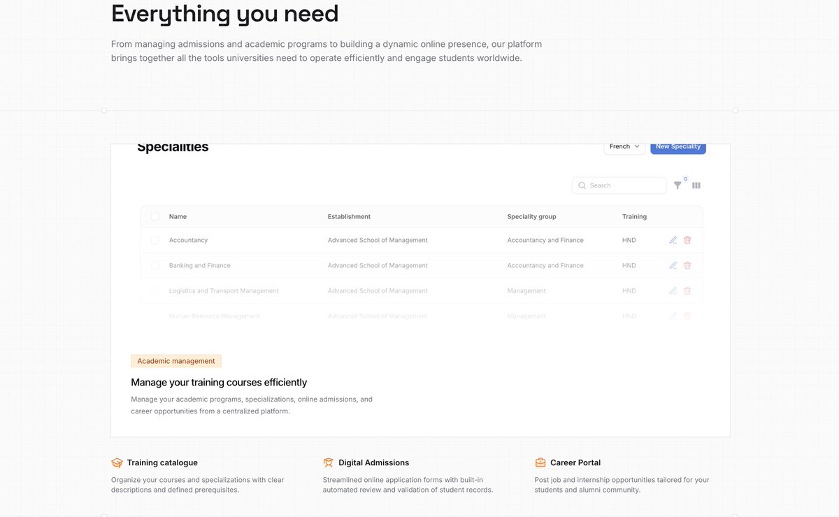 Just drop a new UI for my filament projet 💛

Full preview available here institute.shopperlabs.co