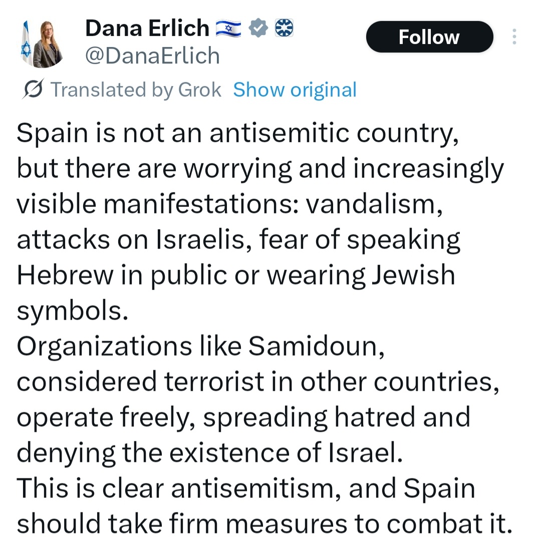 New role, same old tired zionist propaganda. What a thoroughly despicable person.