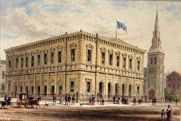 18th Aug 1858 - Charles Dickens reads a Christmas Carol at Liverpool Philharmonic Hall