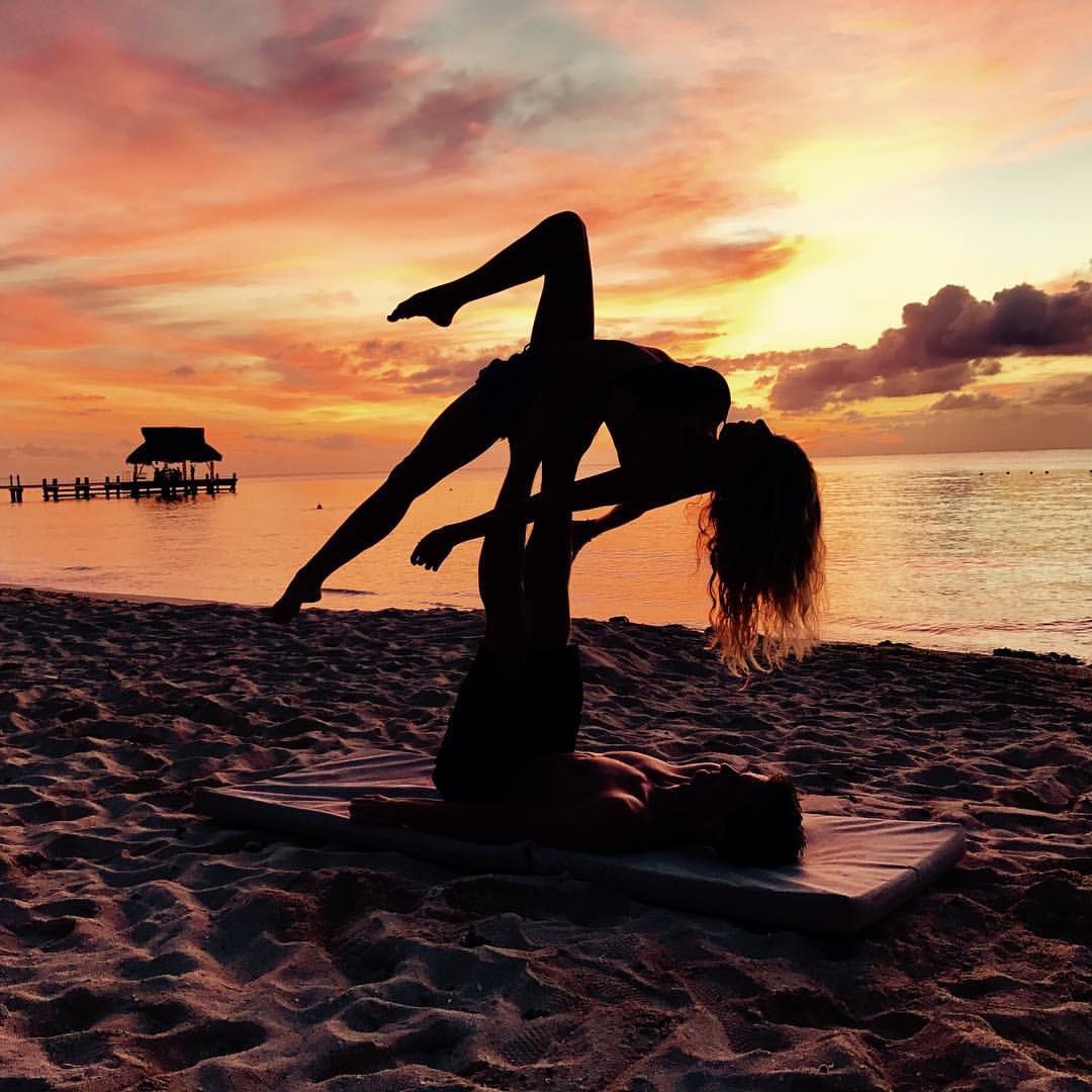Silhouette… still one of my favorite Acroyoga shots in Cozumel 

(Hint: I’m the one on the bottom)