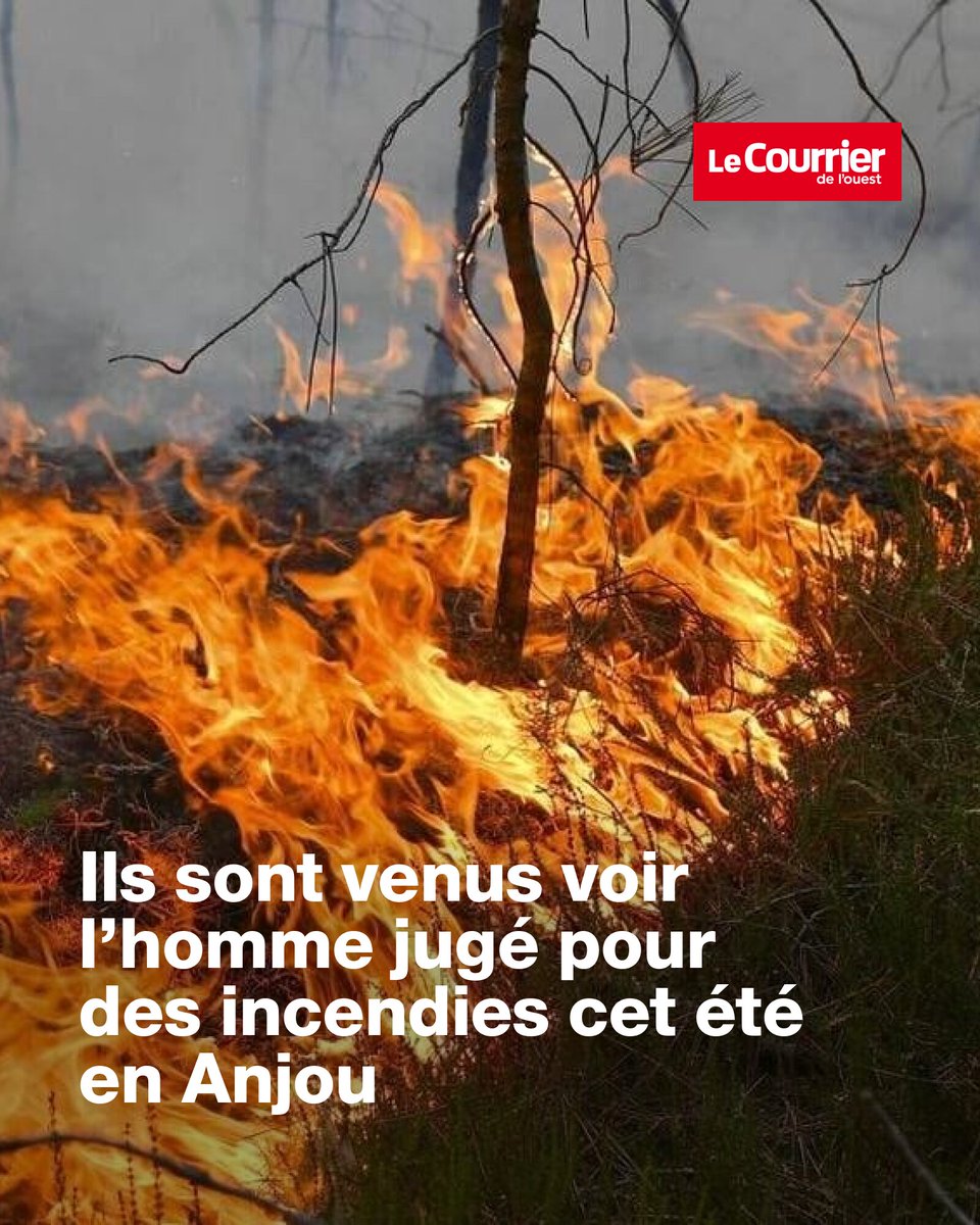 « On le connaît peut-être » : ils sont venus voir l’homme jugé pour des incendies cet été en Anjou | Courrier de l'Ouest
➡️ l.ouest-france.fr/MQOV