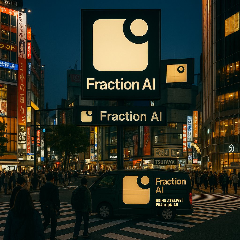 From the streets to the screens, the vision of <a href="/FractionAI_xyz/">Fraction AI</a> shines bright 🌆  
AI, agents, and community all moving as one 🚀  
The future is not coming, it’s already here 🔥