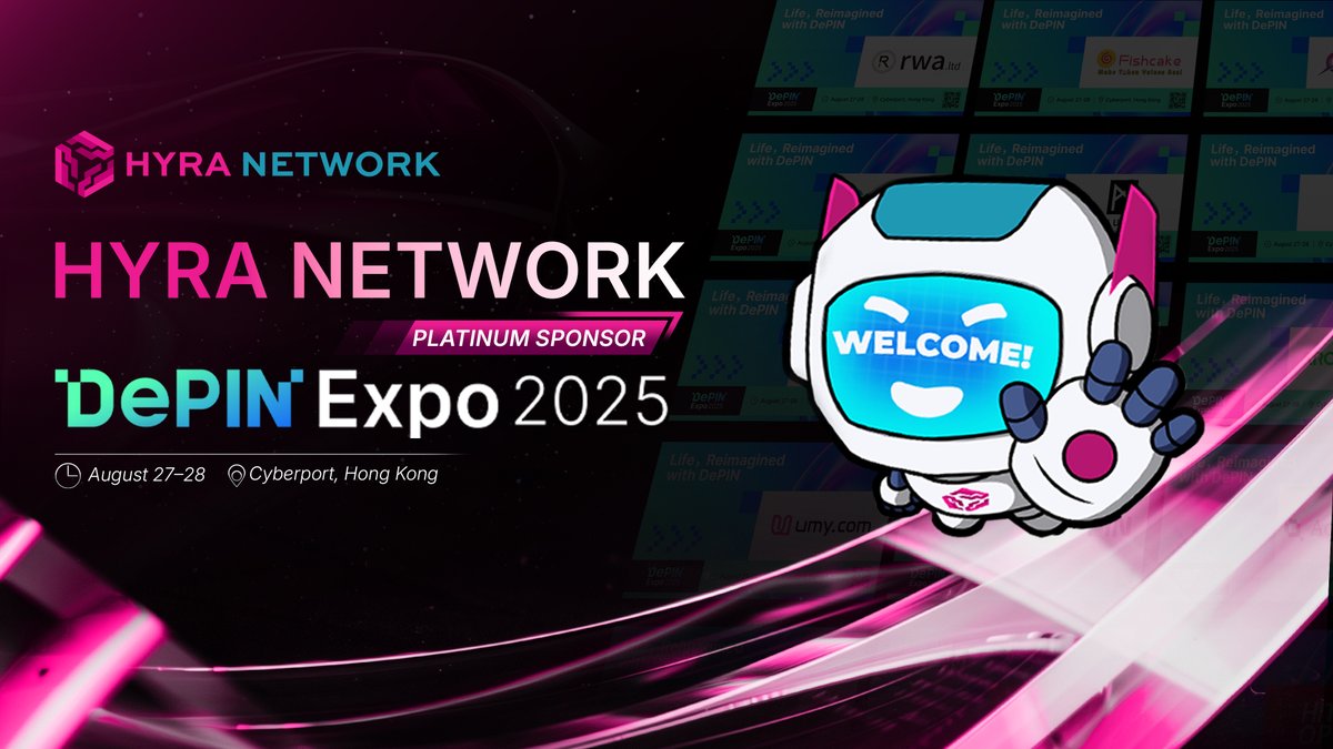 Hyra Network (@hyranetwork) on Twitter photo We’re honored to join <a href="/ExpoDePIN/">DePIN Expo</a> DePIN Expo 2025 as a strategic supporter! 🚀
At Hyra Network, we’re pioneering computational transparency with our zero-knowledge proof technology, empowering secure, scalable, and decentralized AI solutions. We’re excited to showcase how our We’re honored to join <a href="/ExpoDePIN/">DePIN Expo</a> DePIN Expo 2025 as a strategic supporter! 🚀
At Hyra Network, we’re pioneering computational transparency with our zero-knowledge proof technology, empowering secure, scalable, and decentralized AI solutions. We’re excited to showcase how our