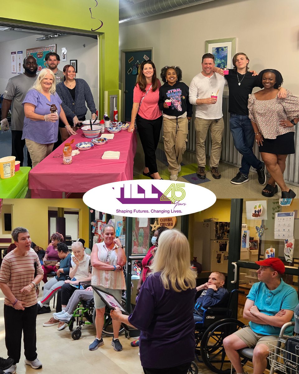 tillinc's tweet image. In honor of TILL's 45th Anniversary, our Watertown &amp;amp; Chelsea Day programs celebrated in the sweetest way, with ice cream sundae bars hosted by the great Community Connections! What a joyful way to mark 45 years of connections.

#TILL45 #Celebrating45Years #IceCream #TILLInAction