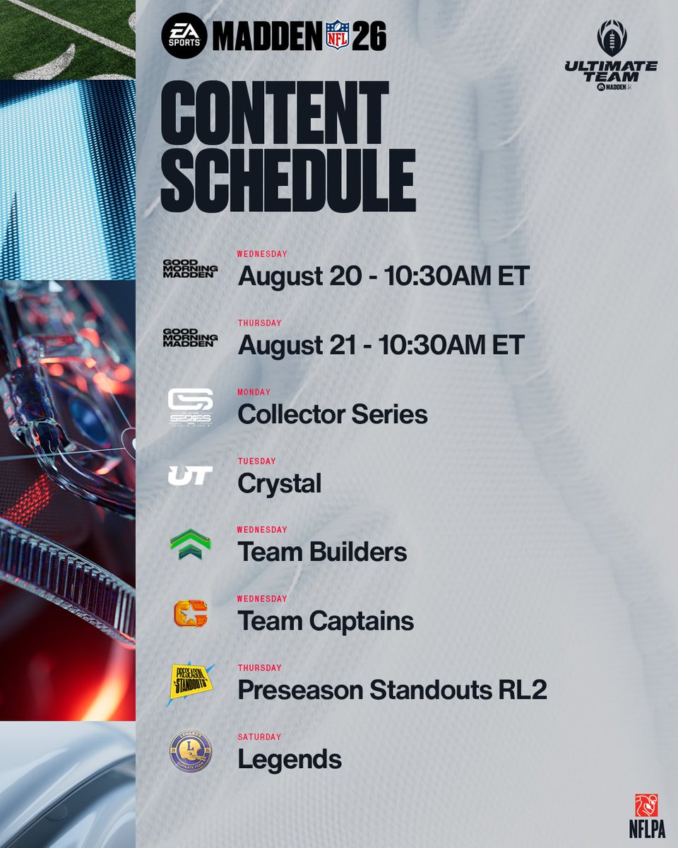 EASPORTS_MUT's tweet photo. Two GMMs + a host of drops for you this week 💎

#Madden26 https://t.co/2gWNTLoOIh