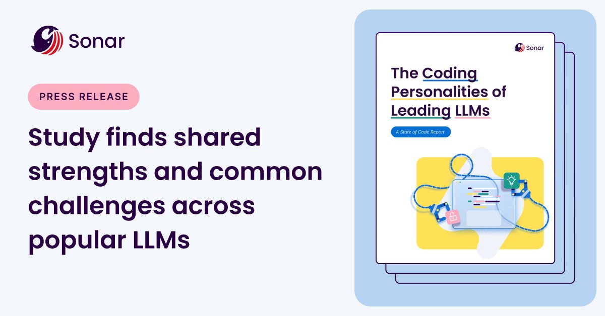 Not all AI-generated code is the same. 🤖

Our new study reveals the unique "coding personalities" of LLMs from OpenAI, Anthropic, &amp; Meta, plus surprising trade-offs between performance and code quality. 🤔

Use AI smarter. Get the insights: bit.ly/4mJNTFg

#StateOfLLMs