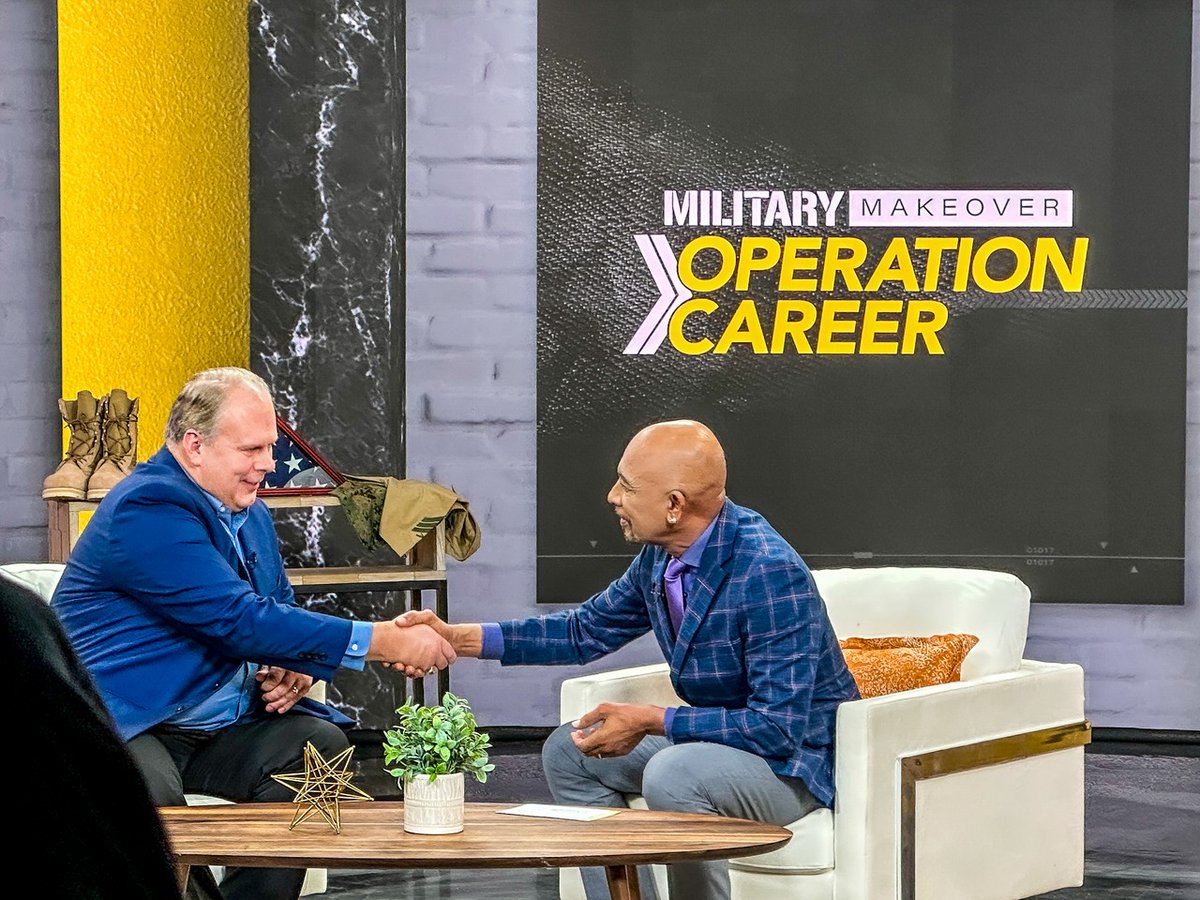 It's incredible to work alongside companies with strong Veteran initiatives to assist our heroes transitioning back to civilian life and searching for employment.

<a href="/MilitaryMkover/">Military Makeover</a>: Operation Career airs on <a href="/lifetimetv/">Lifetime</a>. 

#MilitaryMakeoverOperationCareer #Military #Veteran