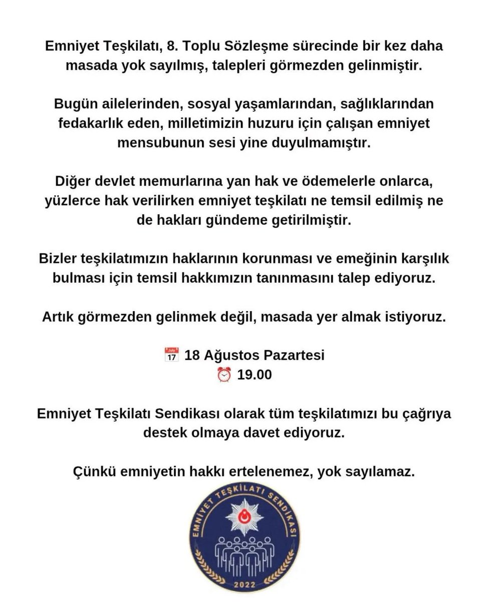 ozlemarslans's tweet photo. Her memura ekonomik iyileştirme yapılırken para var.. helali hoş olsun.

Polise gelince neden yok?
Neden polislere seyyanen zam yapılmıyor.
Neden taban maaşları yükseltilmiyor.
 #EmniyetTopluSözleşmeye https://t.co/1LTWrbw9sz