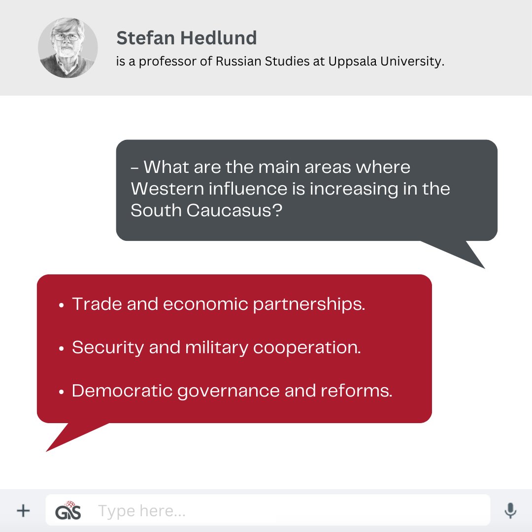 Geopolitical Intelligence Services (@gis_reports) on Twitter photo Can you imagine Armenia and Azerbaijan signing a peace deal without Russia? A few years ago, it would have been unthinkable. Now it is reality.
➡ What comes next: a subtle retreat, a clash or a complete loss of influence? Stefan Hedlund <a href="/Sarimner/">Stefan Hedlund</a> explores the scenarios in Can you imagine Armenia and Azerbaijan signing a peace deal without Russia? A few years ago, it would have been unthinkable. Now it is reality.
➡ What comes next: a subtle retreat, a clash or a complete loss of influence? Stefan Hedlund <a href="/Sarimner/">Stefan Hedlund</a> explores the scenarios in