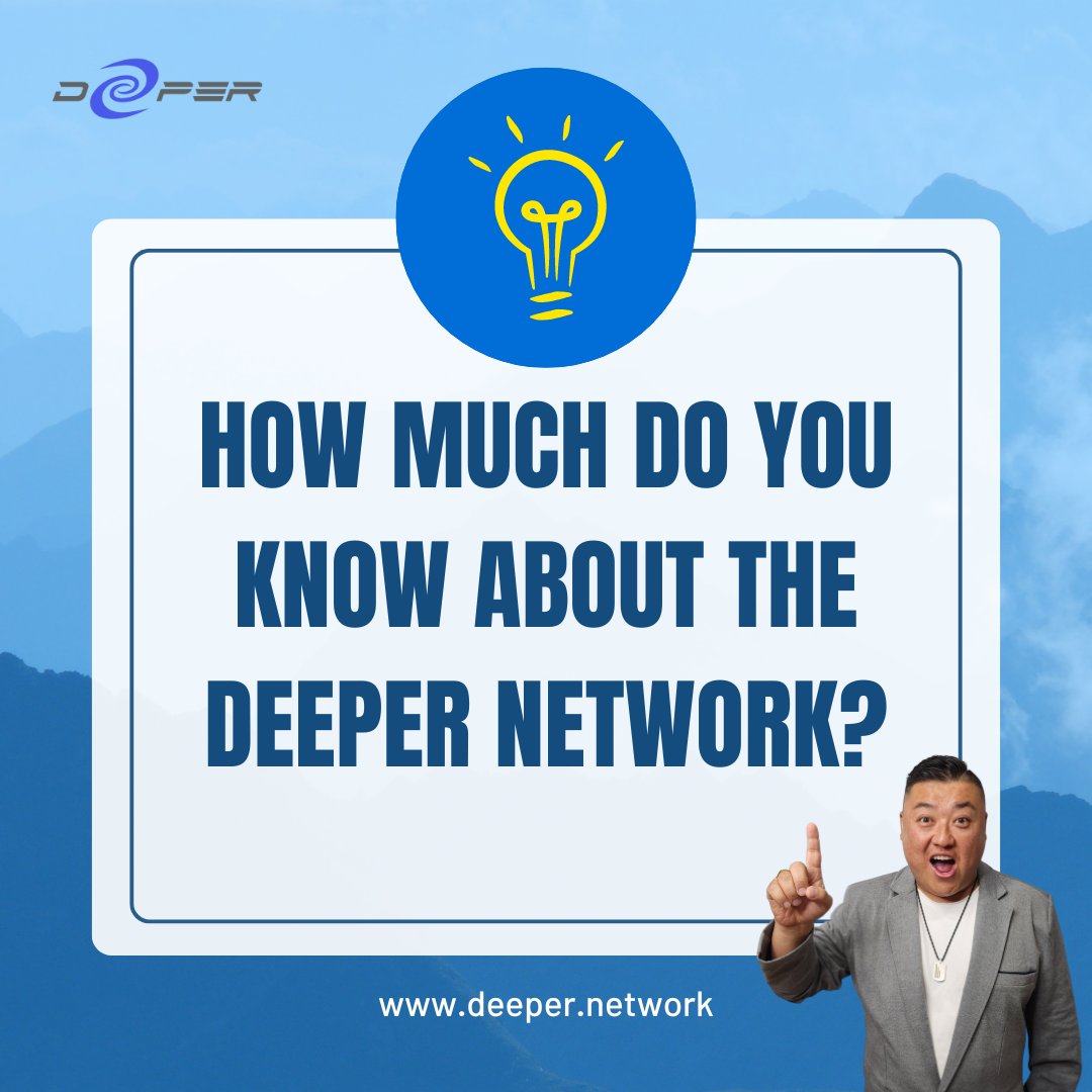 deeper_network's tweet photo. 🤔 Think you know Deeper Network, the leader in decentralized privacy and #cybersecurity?
👇See what sets Deeper apart!
#DeeperNetwork #Decentralization https://t.co/V3ldQrwWdl