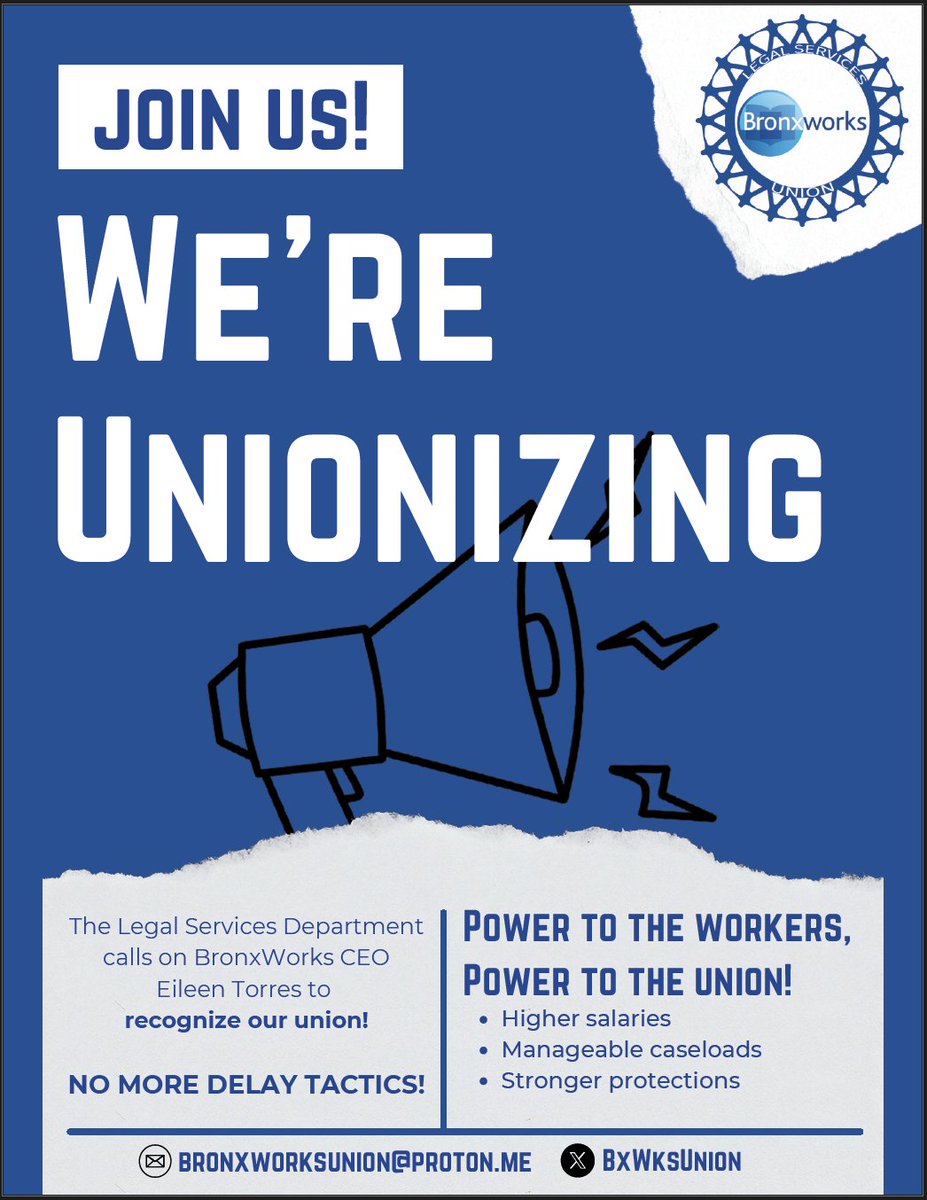 BronxWorks Union tweet media