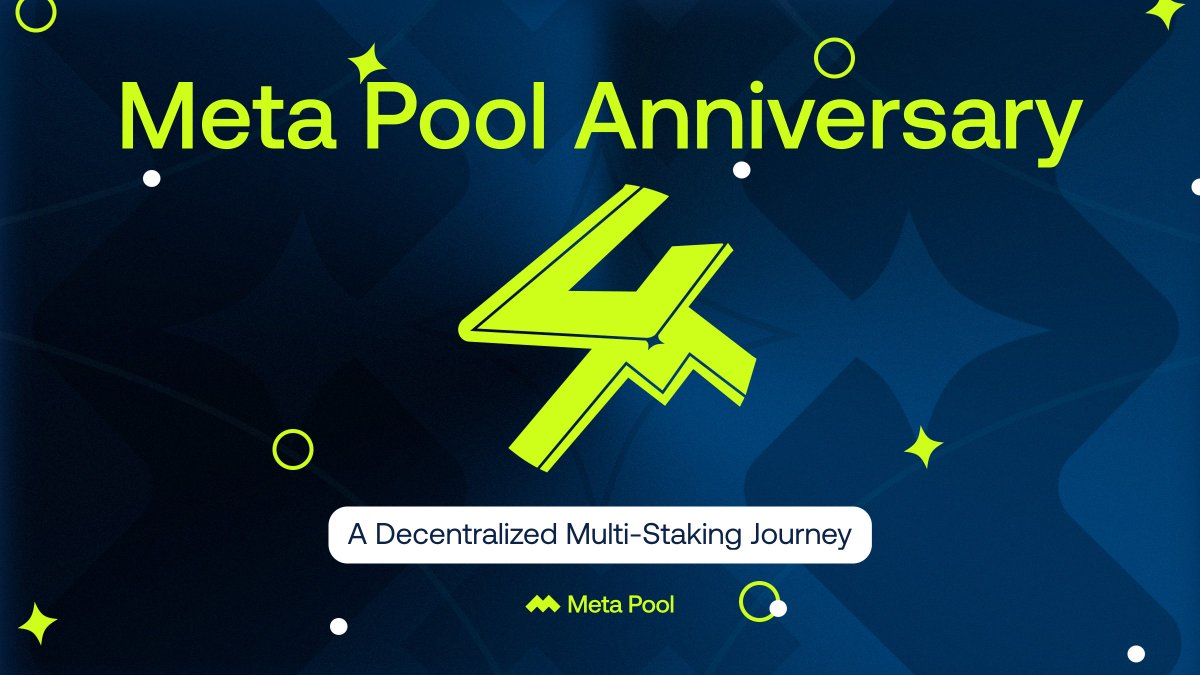 #4YearsOfMetaPool

A Decentralized Multi-Staking Journey.