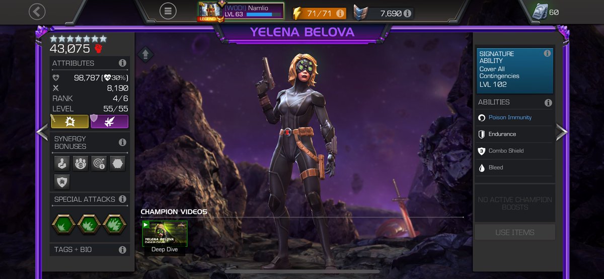 NamlioM's tweet photo. I’m not going to lie. The crucible was so much fun. Thoroughly enjoyed it and was great to face the act 8 bosses. Pulling Cull was an absolute bonus as well. Top Work MCOC https://t.co/WLubMulYaK