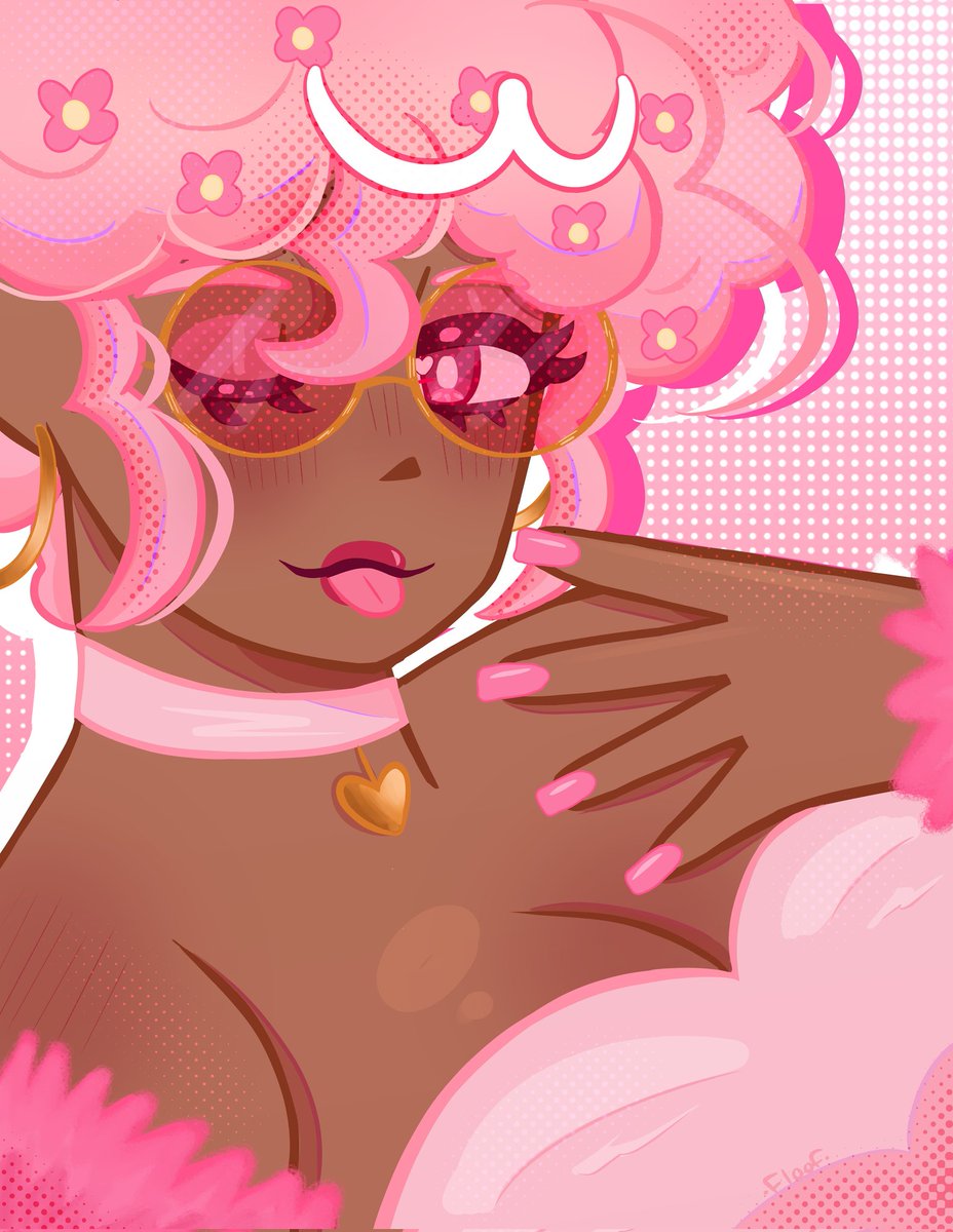 fllooflle's tweet image. Say hi to Delilah everybody 💖
#oc