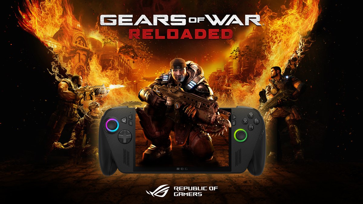 <a href="/GearsofWar/">Gears of War</a>: Reloaded releases August 26 and it’s officially ROG Xbox Ally certified!
Get ready to relive the legend in the most epic way possible on the go.
#xboxgamescom #ROGgamescom2025 #ROGXboxAlly