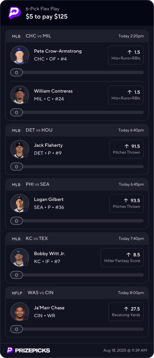 We due 🙏🏽 ! Link in comments

#gamblingcommunity #prizepicks #GamblingX #parlay