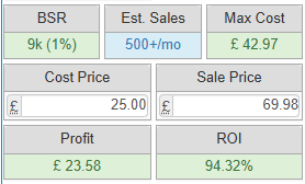 Another nice little ping this morning 🌄

Almost 100% ROI per unit 🫰

Use code AUG30 for 30% off your first month.

thehustleclub.co.uk

#amazonfba