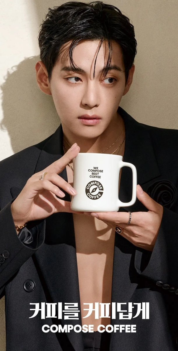 💜💜

V FOR COMPOSE COFFEE
V IS A COMPOSER 
COMPOSE COFFEE MODEL V
#TaehyungxComposeCoffee