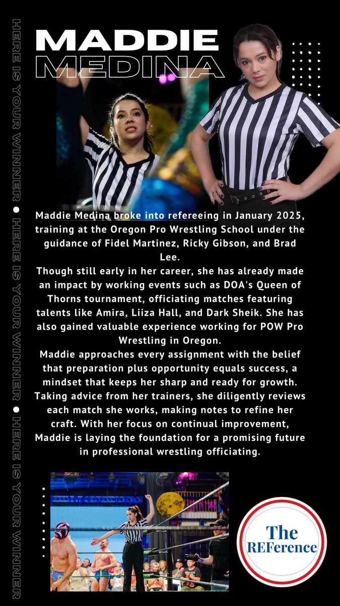 The Reference (@thereference_pw) on Twitter photo Happy Monday, my dedicated and goal-hungry pack!
“The world belongs to those who can keep fighting after realizing winning won’t be fast, easy, or guaranteed.” - Alex Hormozi
Without further ado,
HERE IS YOUR WINNER….
Maddie Medina
<a href="/refmaddiemedina/">maddie medina</a> Happy Monday, my dedicated and goal-hungry pack!
“The world belongs to those who can keep fighting after realizing winning won’t be fast, easy, or guaranteed.” - Alex Hormozi
Without further ado,
HERE IS YOUR WINNER….
Maddie Medina
<a href="/refmaddiemedina/">maddie medina</a>